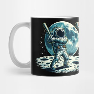 Baseball Novelty Astronaut Funny Baseball Mug